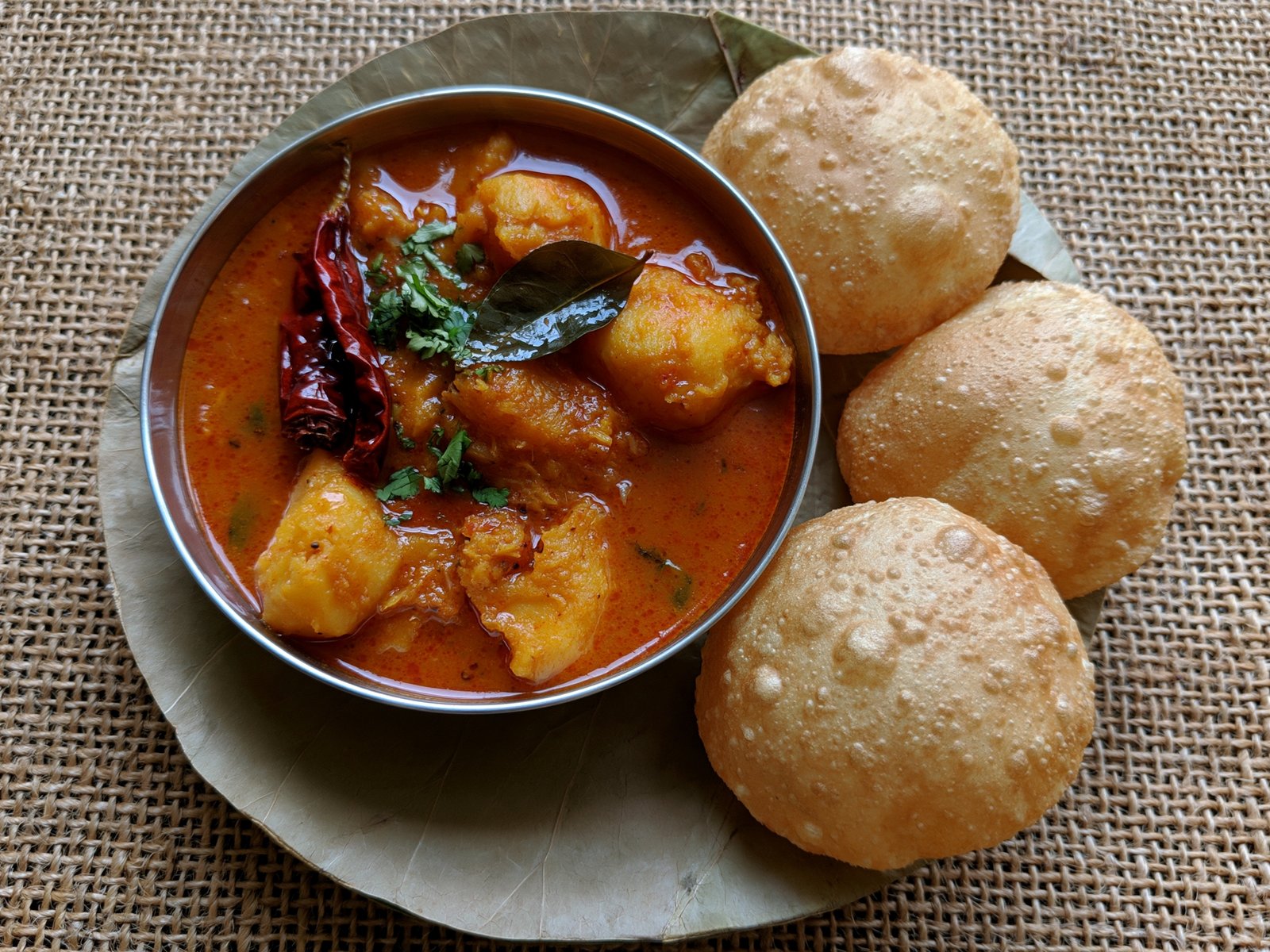 Bhandare Wali Aloo aur Poori